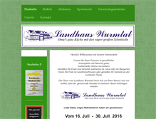 Tablet Screenshot of landhaus-wurmtal.de